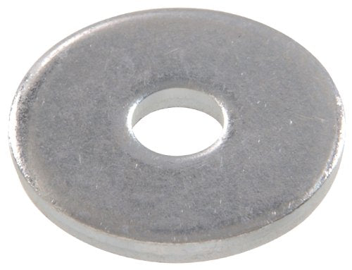 Hillman 45841 1/2 x 2 in. fender washer, flat metal washer close-up