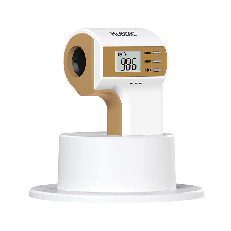 [Australia - AusPower] - Medical Grade Infrared Non-Contact Forehead Thermometer, Digital Infrared Thermometer for Adults and Kids, Touchless Baby Thermometer, LCD Display and Memory Function (Gold) FS-300 (Gold) 