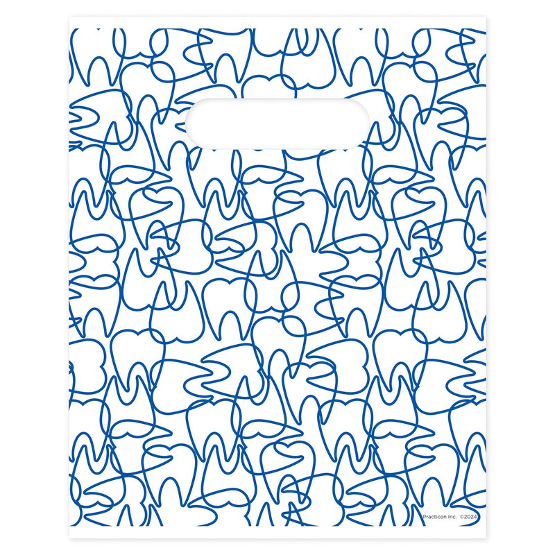 [Australia - AusPower] - Molar Mix-Up Dental Giveaway Bags, 8" x 10", 100 Pack 