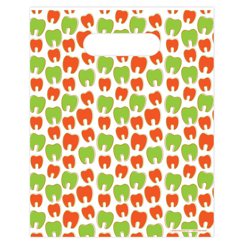 [Australia - AusPower] - Many Mini Molars Dental Giveaway Bags, 8" x 10", 100 Pack 