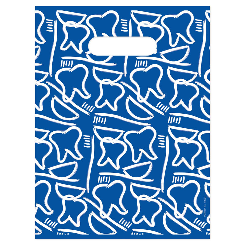 [Australia - AusPower] - Dental Drawings Dental Giveaway Bags, 9" x 12", 100 Pack 