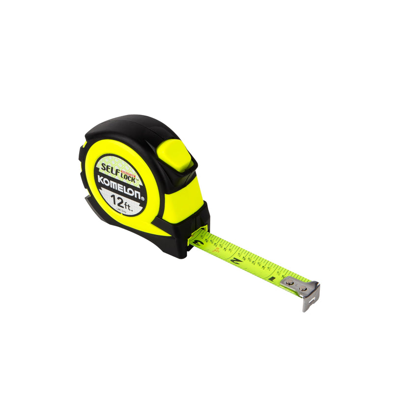 [Australia - AusPower] - Komelon 12' Self Lock Hi-Vis Speedmark Tape Measure 3.7 m 