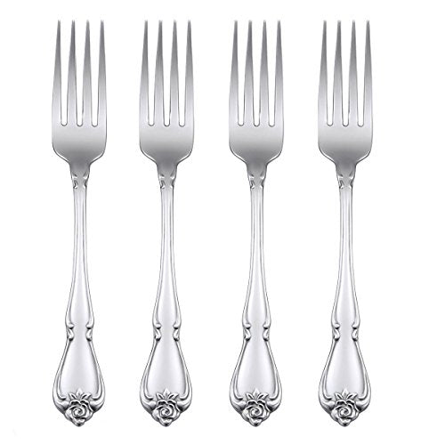 Oneida True Rose Dinner Fork, Set of 4