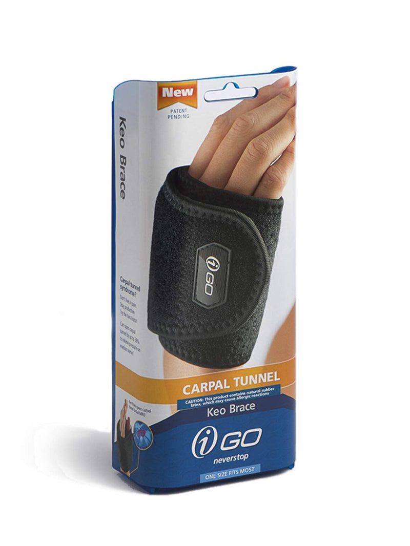 [Australia - AusPower] - iGO i-75100 Carpel Tunnel Keo Brace, One Size 