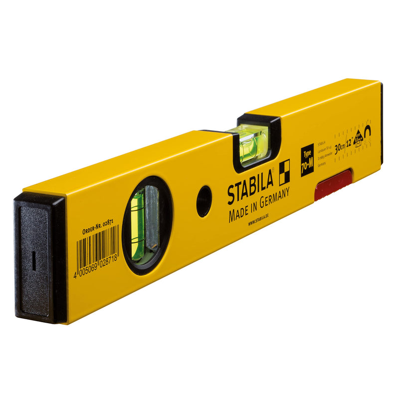 [Australia - AusPower] - STABILA Spirit Level Type 70 M 30 cm with Rare Earth Magnetic System 30 cm mit Magnet 