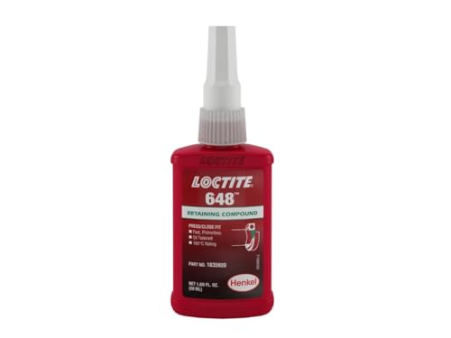Loctite 648 retaining compound 50 mL green bottle