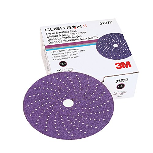 3M 6-inch Cubitron II 120+ Clean Sand sanding sheets package