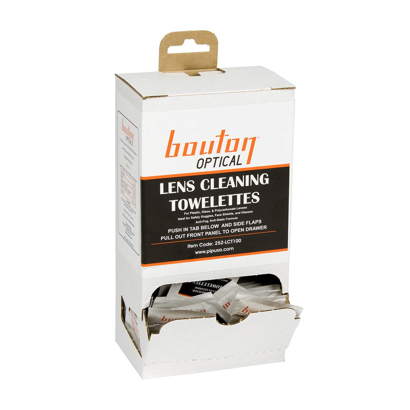 [Australia - AusPower] - Bouton Optical 252-LCT100 Lens Cleaning Towelette Dispenser, Large 