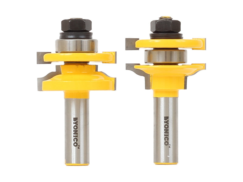 YONICO Cabinet Door Rail and Stile Router Bits Set 2 Bit Ogee 1/2-Inch Shank 12243