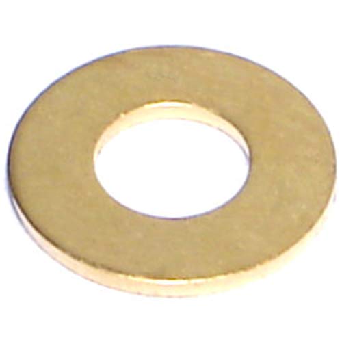 Hard-to-Find Fastener 1/4-inch flat washers, 36-piece pack against a white background
