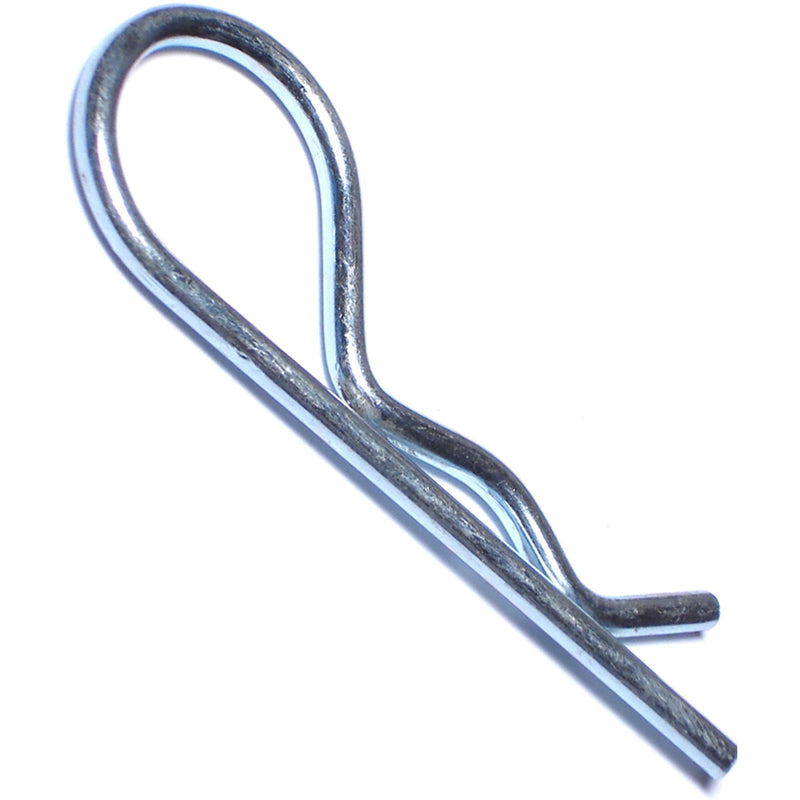 Hard-to-Find Fastener Hitch Pin Clips, Zinc-Plated Alloy Steel, Durable Metal Safety Pin Clips for Heavy Duty Trailer Hauling, Farm & Industrial Use, 1/8 x 2-9/16", Pack of 100 1/8 x 2-9/16"