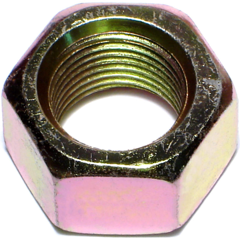[Australia - AusPower] - 014973261931 Grade 8 Fine Hex Nuts, 3/4-16, Piece-5, Yellow 3/4-16-Inch 