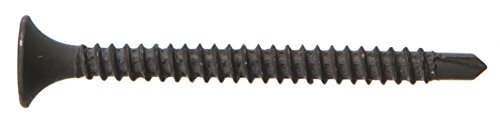 Hillman 39553 black self-drilling Phillips drywall screws, 8 x 2-5/8-inch, 100-pack
