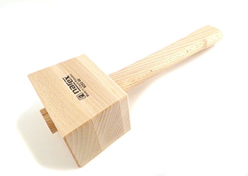 PHEANOO Narex 16 oz beech wood carving mallet with rounded wooden head and handle