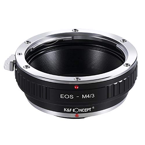 K&F Concept Lens Mount Adapter Compatible with Canon EOS (EF/EF-S) Mount Lens to M4/3 (Micro Four Thirds) MFT Olympus Pen and Panasonic Lumix Cameras EF&EF-S