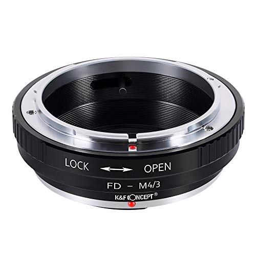 K&F Concept Lens Mount Adapter Ring Compatible with Canon FD Lens to Micro Four Thirds M4/3 Olympus Pen and Panasonic Lumix Cameras FD-M4/3