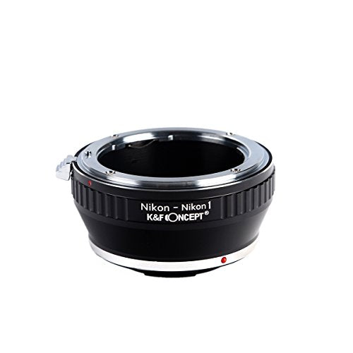 K&F Concept Lens Mount Adapter Compatible with Nikon F Mount Lens and Compatible with Nikon V1, V2, J1, J2 Mirrorless Cameras