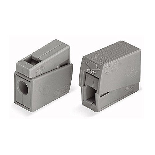 WAGO 224-101 LIGHTING CONNECTOR, 2 CON, 14-12 AWG (50 pieces)