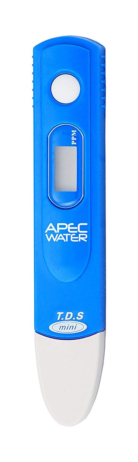 [Australia - AusPower] - APEC TDS METER Digital Water Quality TDS Test Kit Meter with Carrying Case, 0 to 1999 ppm Measurement Range, 1 ppm Resolution, 2% Readout Accuracy 