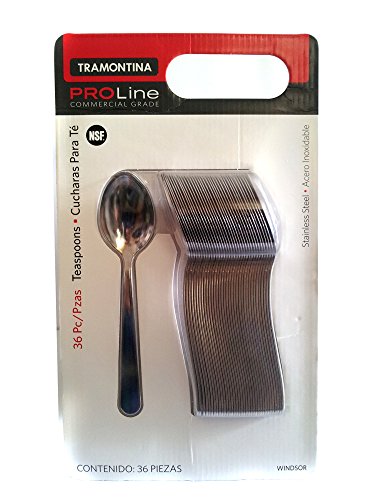 Tramontina Pro Line 36 Teaspoons Commercial Grade Stainless Steel (1, A) 1 Minimalist