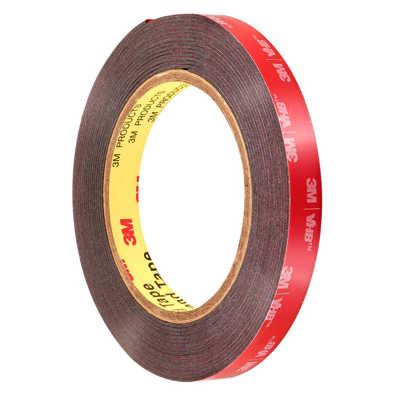 [Australia - AusPower] - 3M Genuine 1/2" (12mm) x 15 Ft VHB Double Sided Foam Adhesive Tape 5952 Grey Automotive Mounting Very High Bond Strong Industrial Grade (1/2" (w) x 15 ft) 1/2" (w) x 15 ft 
