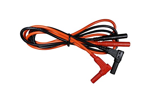 Test Lead Silicone [5 feet] Banana Male-Male Straight Right-Angle