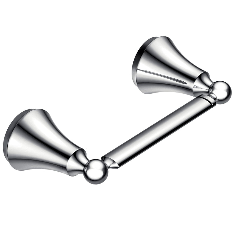 Moen YB5208CH Wynford Double Post Pivoting Toilet Paper Holder, Chrome