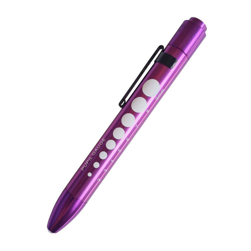 [Australia - AusPower] - Prestige Medical Soft LED Pupil Gauge Penlight, Purple 