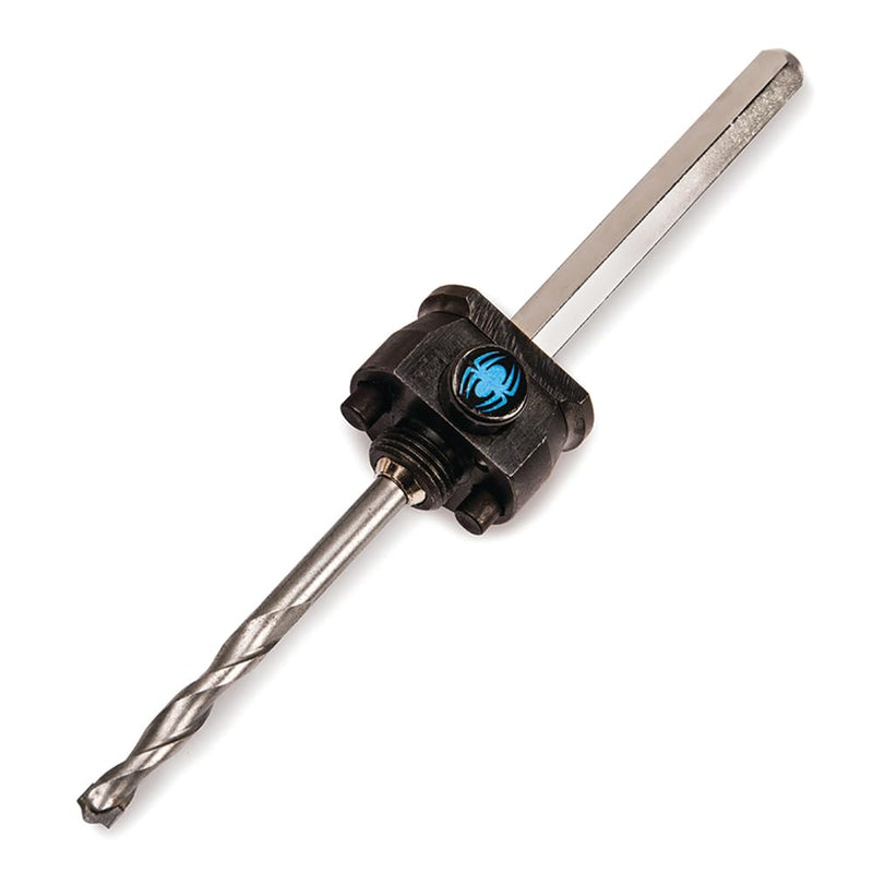[Australia - AusPower] - Spyder 1/2in Hex 10 Carbide Tipped Hole Saw Hole Saw Arbor - For Masonry, Concrete Block, Brick, Ceramic Wall Tile, Cement Fiber Board. Spyder Hole Saw Sizes 1-3/8in and above 