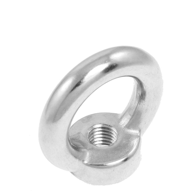 [Australia - AusPower] - uxcell Lifting Eye Nut M12 Female Thread 304 Stainless Steel Round Shape for Rope Fitting Pack of 1 