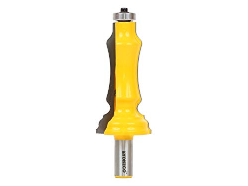Yonico 3-inch door and window molding router bit with 1/2-inch shank, model 16124