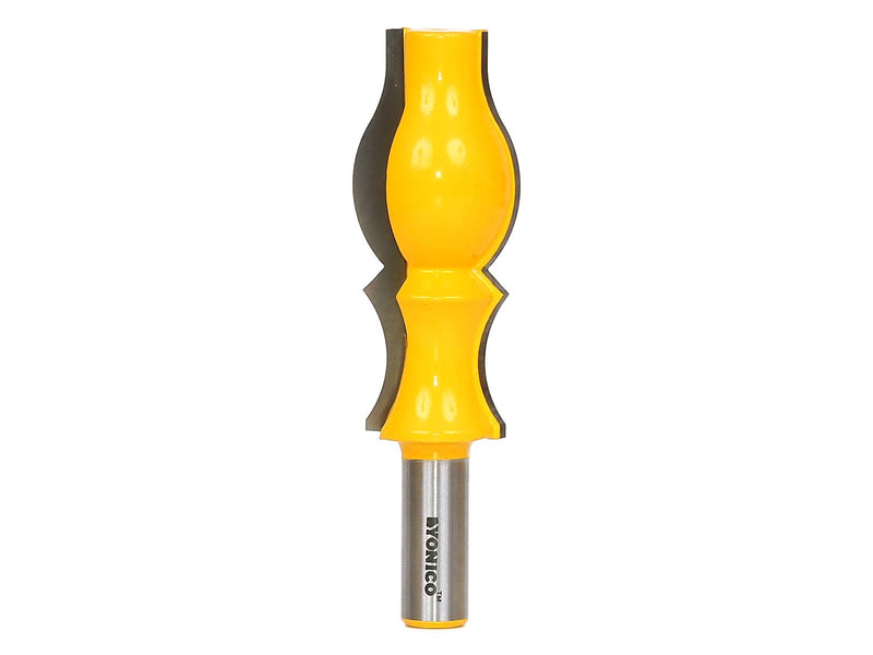 YONICO Crown Molding Router Bits Reversible 3-Inch 1/2-Inch Shank 16151 16151 - 3" Length - 1/2" Shank