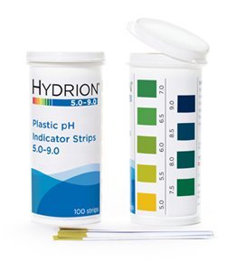 [Australia - AusPower] - 9400 Plastic pH Indicator Strips, 5.0 to 9.0, flip top Vial Packaging 5 to 9 pH in 0.5 pH unit increments 