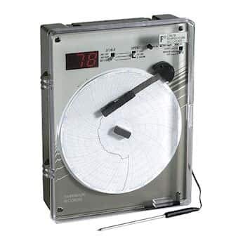 [Australia - AusPower] - Supco CR87-9 Chart Paper for 6" Circular Recorders, 7 day, 50 to 120°F, 60/pk 