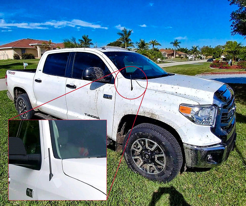 [Australia - AusPower] - TrunkNets Inc 6.5″ Antenna MAST Black for Toyota Tundra 2000-2020 