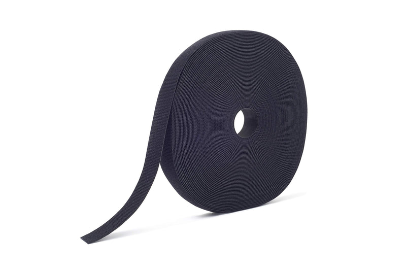 [Australia - AusPower] - VELCRO Brand ONE_WRAP Tape 3/8" x 25 Yard Double Sided Self Gripping Roll, 189754, Black Compact 