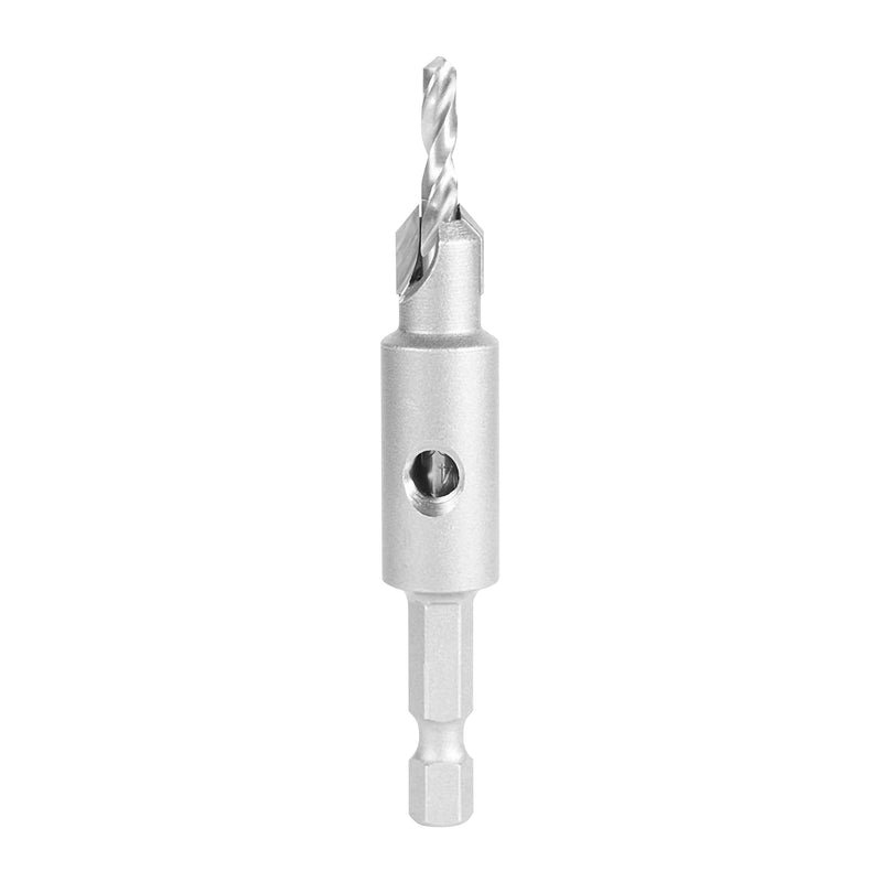Amana Tool Carbide Tipped 82 Degree Countersink Drill Bit, 55274, 3/8 Dia x 5/32 Drill D x 1/4 Inch Quick Release Hex Shank for Tool 55225