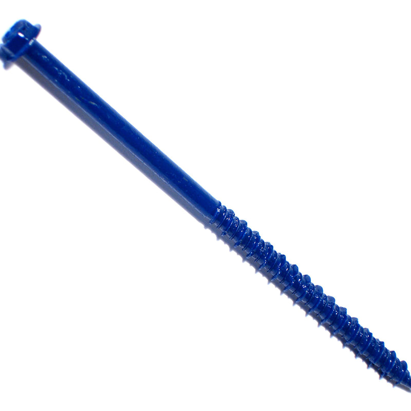 [Australia - AusPower] - 014973161590 Hex Concrete Screws, 3/16 x 4-Inch, 10-Piece 