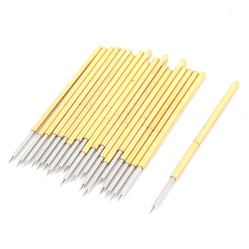[Australia - AusPower] - uxcell P100-B1 Concave Round Tip Test Probes Pin 33.3mm Length 20 Pcs 1.5mm 