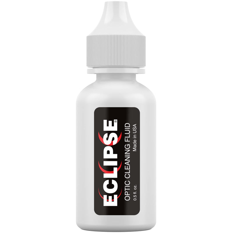 [Australia - AusPower] - Eclipse Optic Cleaning Solution - Camera Lens and Digital Sensor Cleaner Fluid - Works with All Cameras, Binoculars, and Other Optical Products - Dropper Tip (15ml) - 0.5oz Eclipse 