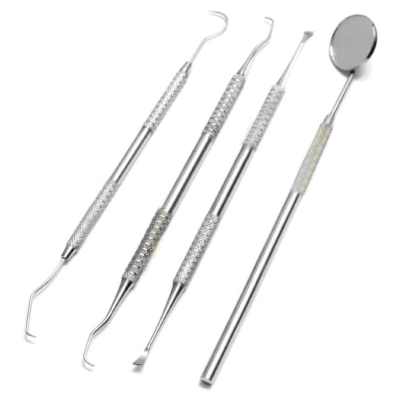[Australia - AusPower] - DENTAL TARTER CALCULAS PLAQUE REMOVER TOOTH SCRAPER, MIRROR, SCALER SET G.S INSTRUMENTS 