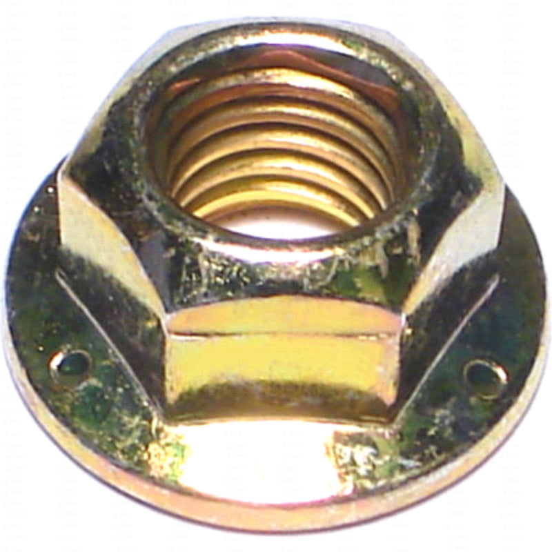 [Australia - AusPower] - 014973387167 Flange Nuts - Grade 8, 3/8-16, Piece-15, Yellow 