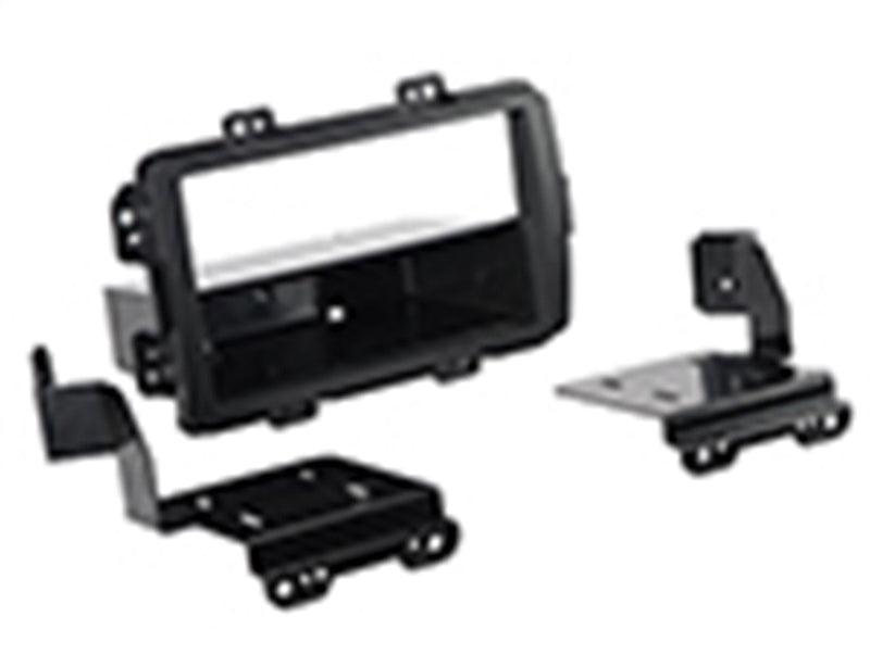 [Australia - AusPower] - Scosche HA1718B Compatible with 2013-15 Honda Civic ISO Double DIN & DIN+Pocket Dash Kit, Models w/Nav Black 