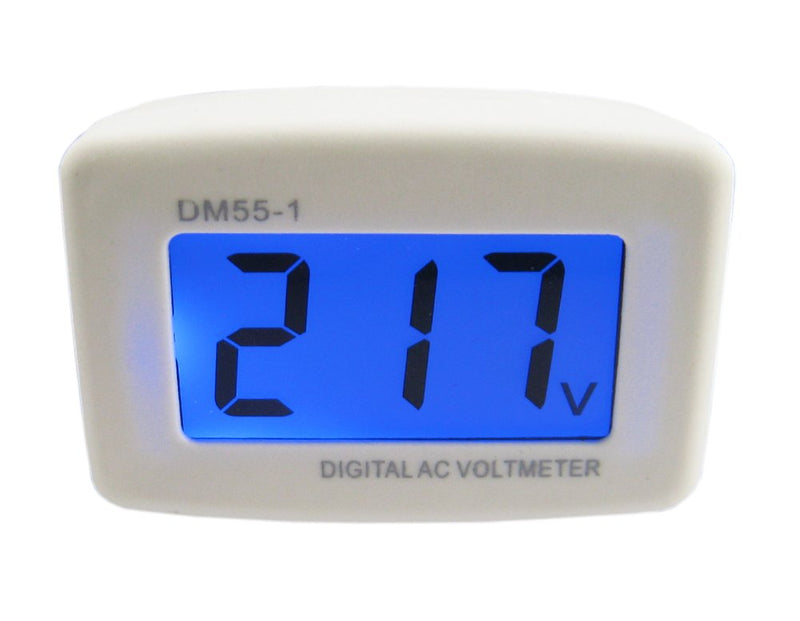 [Australia - AusPower] - LCD Digital Voltmeter, Flat US Plug in Voltmeter Volt Panel Meter AC 80-300V, Voltage Tester 110V 220V, Voltage Measuring Monitor, Gauge Household Power Amp Meter 