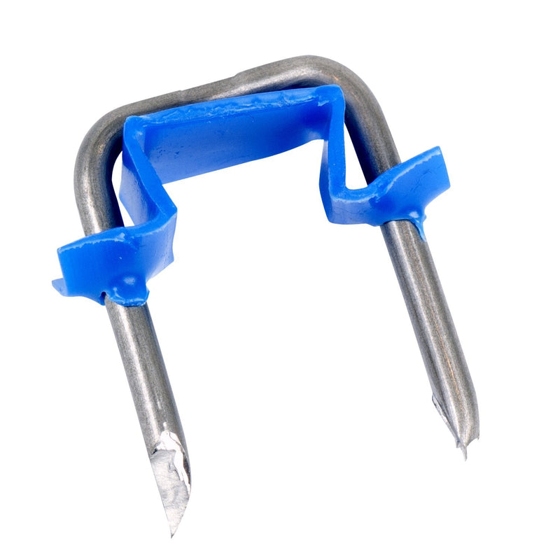 [Australia - AusPower] - Gardner Bender MSI-200JT Insulated Metal Staple, ½", Secures: NM Electrical Cable, BX, MC, AC, and UF Cable, 200 Pack, Blue 