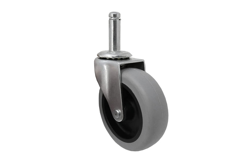 [Australia - AusPower] - Shepherd Hardware 9807 3-Inch Swivel Stem Caster, Rubber Wheel, 7/16-Inch Stem Diameter, 175-lb Load Capacity 3 Inch 