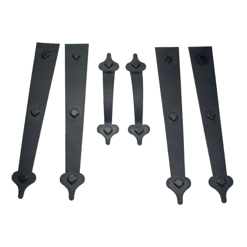 [Australia - AusPower] - Household Essentials Garage Handle and Hinge Magnets – Decorative Magnetic Hardware Steel Doors, Easy Installation, Durable & Weatherproof, Set of 6 Standard Hinges 