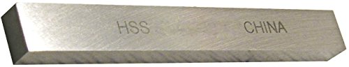 HHIP steel HSS rectangular tool bit, 3/8 x 1-1/4 x 6-1/2 inches, rectangular shape