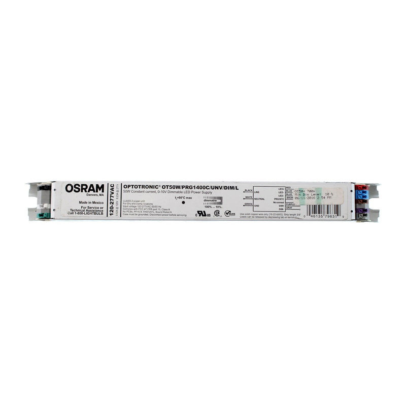 [Australia - AusPower] - Sylvania 79631 - OT50W/PRG1400C/UNV/DIM/L 50W Programmable Linear Constant Current Dimmable LED Driver 