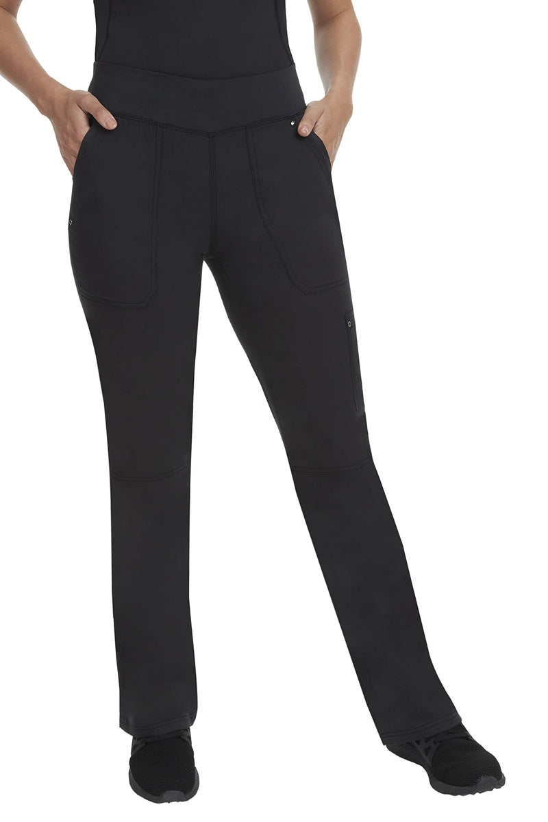 [Australia - AusPower] - Healing Hands Women's Scrub Pant Tori Cargo Bottoms with 5 Pockets and 2-Way Stretch Fabric 9133 Medium Black 